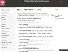 Tablet Screenshot of lo.kosowlacki.pl